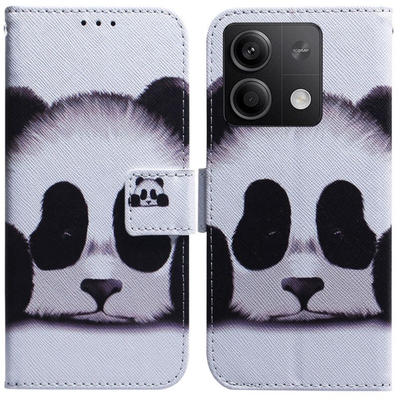 Läderskal Fodral Xiaomi Redmi Note 13 5g Panda