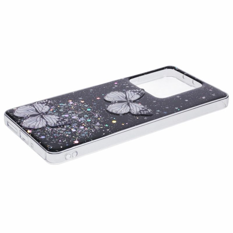 Skal För Xiaomi Redmi Note 13 5g Fjärilar Glitter