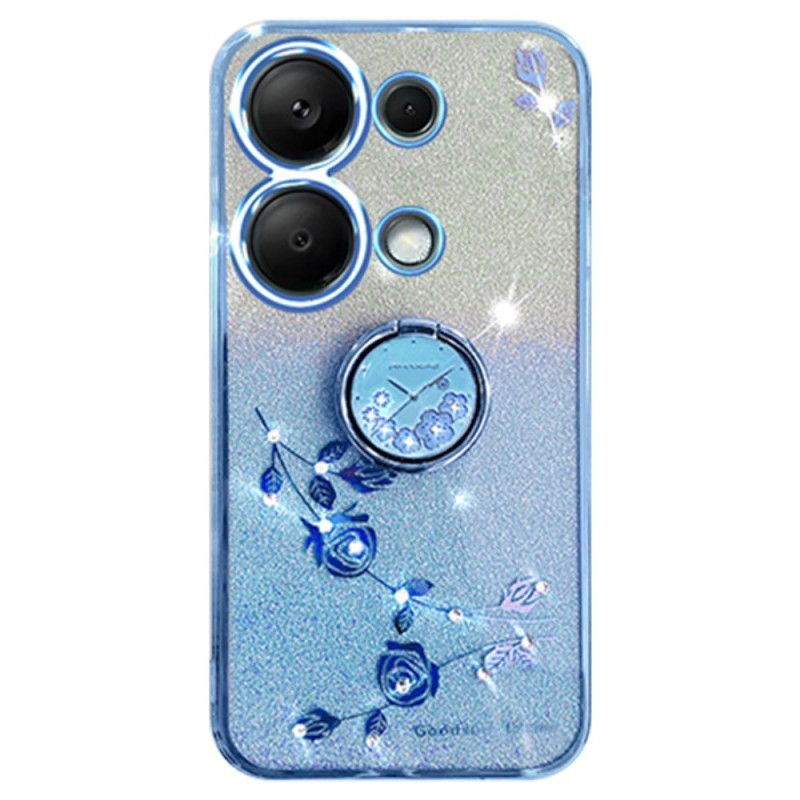 Skal Xiaomi Redmi Note 13 5g Kadem Glitter Och Rhinestone Support