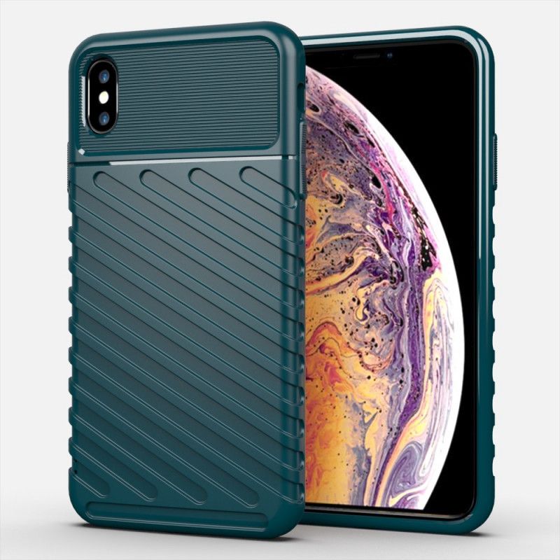 Skal för iPhone XS Max Svart Åskserie