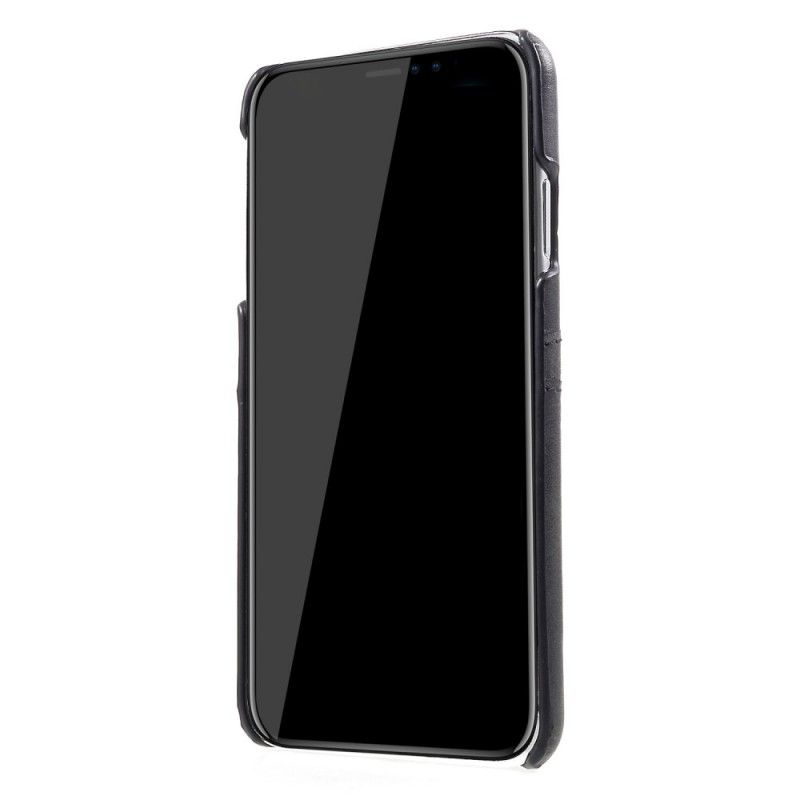 Skal för iPhone XS Max Svart Korthållare