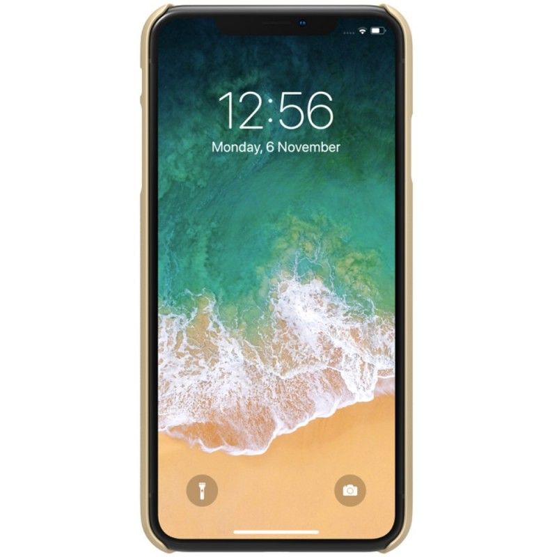 Skal för iPhone XS Max Svart Stel Frostad Nillkin