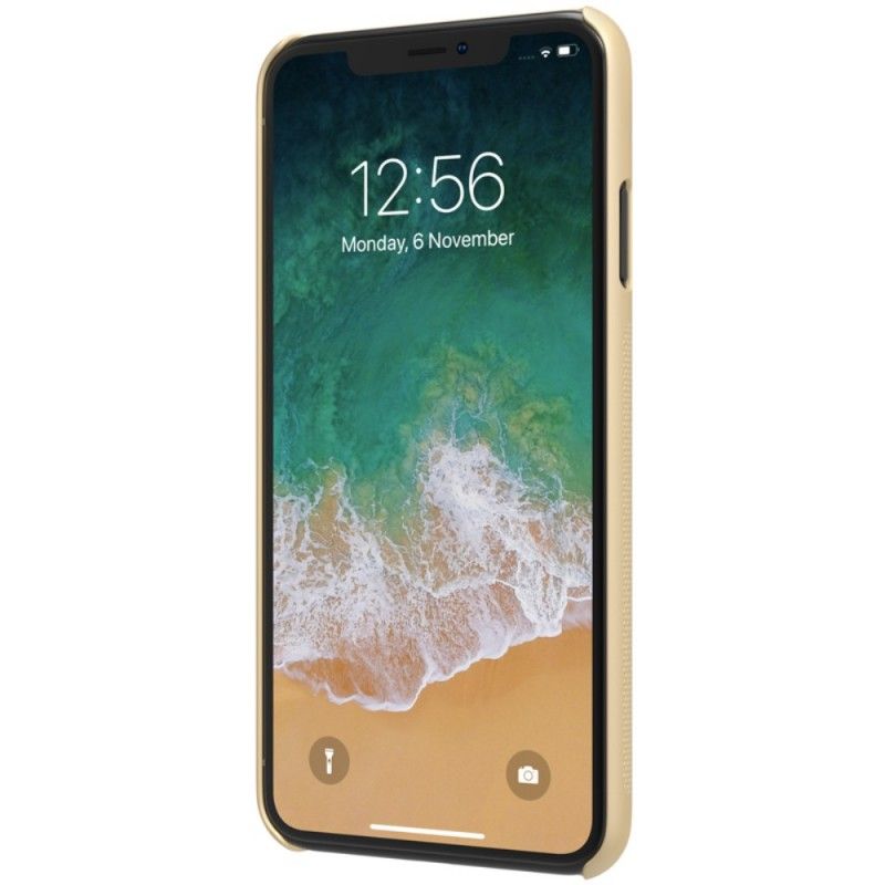 Skal för iPhone XS Max Svart Stel Frostad Nillkin