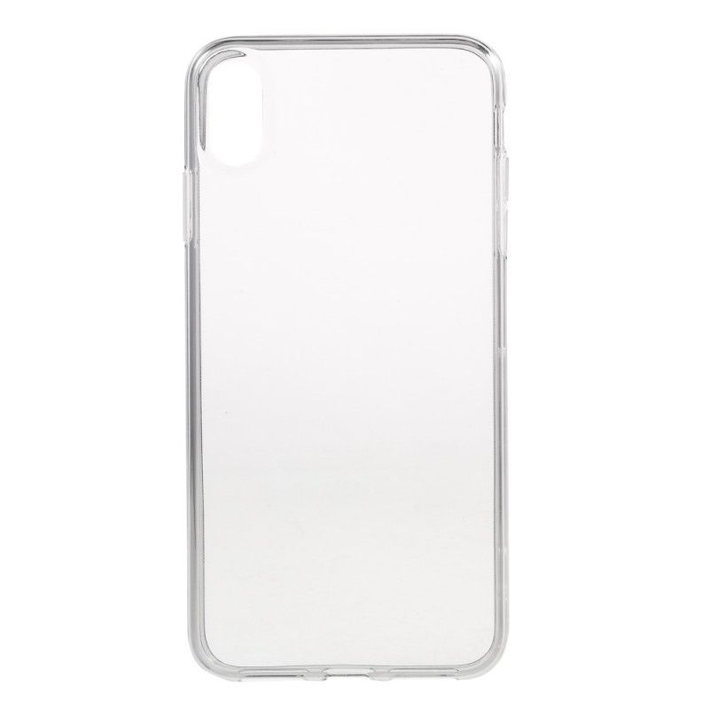 Skal för iPhone XS Max Transparent Transparent Färgad Silikon