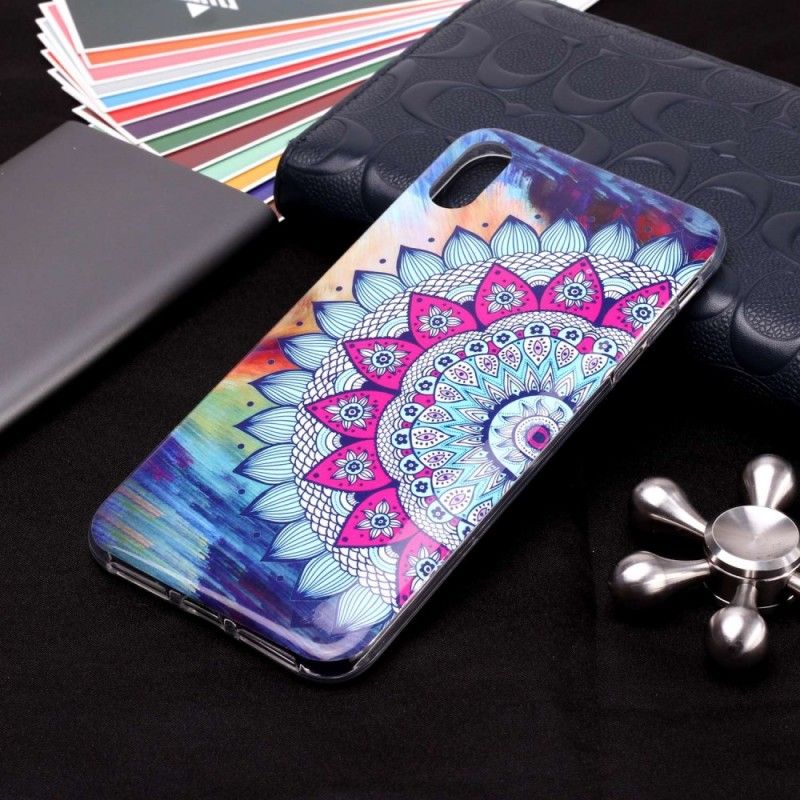 Skal iPhone XS Max Fluorescerande Mandala