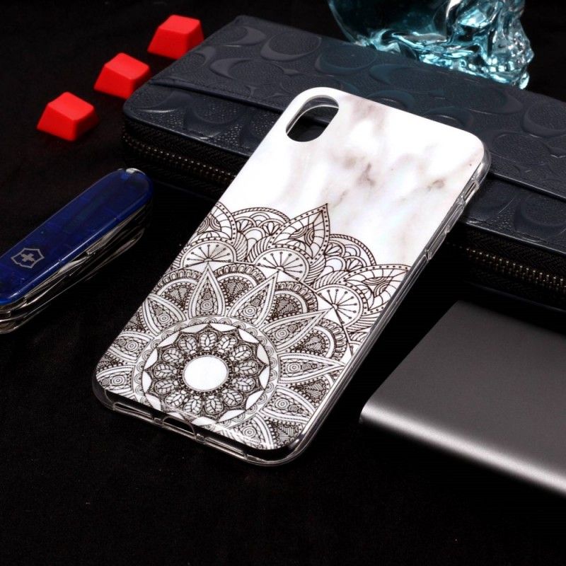 Skal iPhone XS Max Marmorerad Mandala