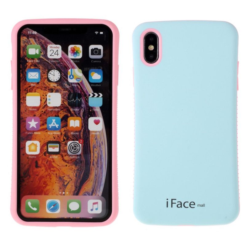 Skal iPhone XS Max Rosa Iface Mall Macaron-Serien