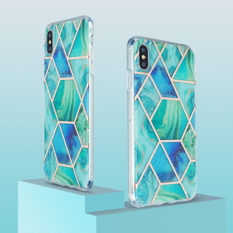 Skal iPhone XS Max Rosa Marmordesign