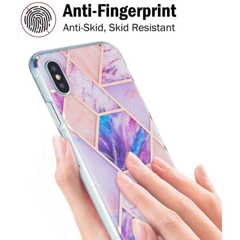 Skal iPhone XS Max Rosa Marmordesign