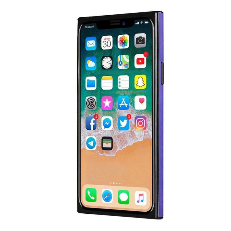 Skal iPhone XS Max Svart Korthållare Och Rem