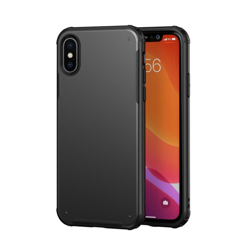 Skal iPhone XS Max Svart Matt Hybrid