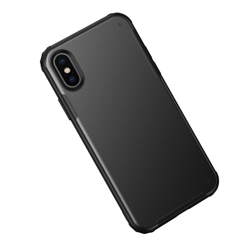 Skal iPhone XS Max Svart Matt Hybrid