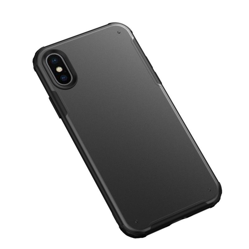 Skal iPhone XS Max Svart Matt Hybrid