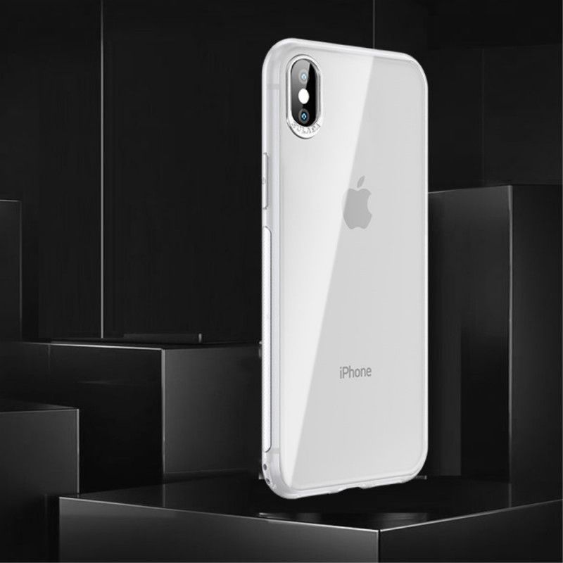 Skal iPhone XS Max Svart Mobilskal Sulada-Linsskydd I Sköldserien