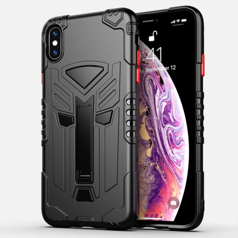 Skal iPhone XS Max Svart Sköld Med Krycka