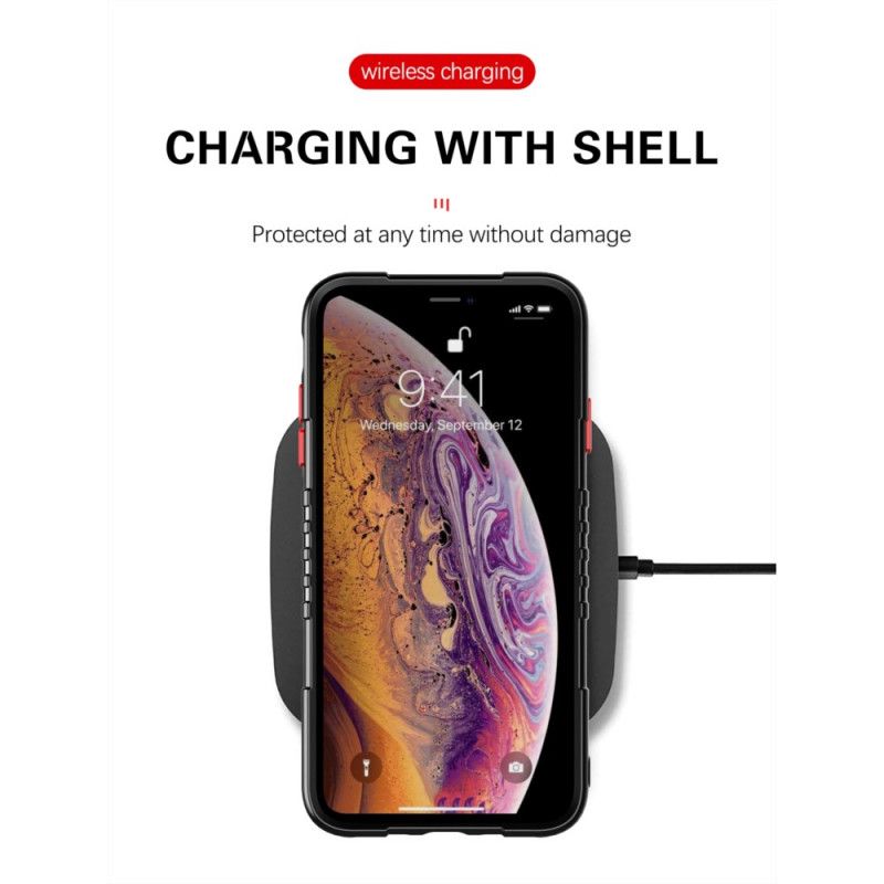 Skal iPhone XS Max Svart Sköld Med Krycka