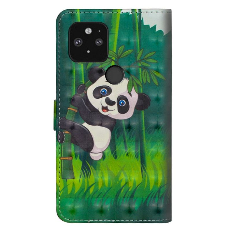 Fodral för Google Pixel 5 Panda Och Bambu