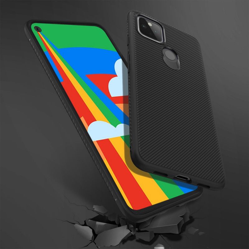 Skal Google Pixel 5 Svart Jazzserie Twill