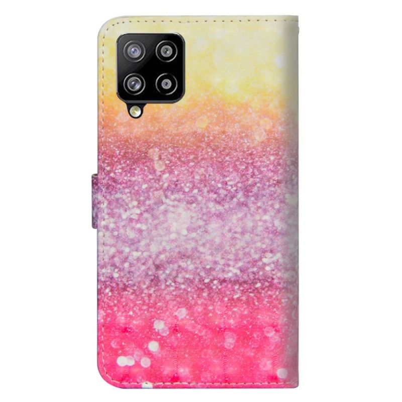 Fodral Samsung Galaxy A42 5G Gradient Magenta Glitter
