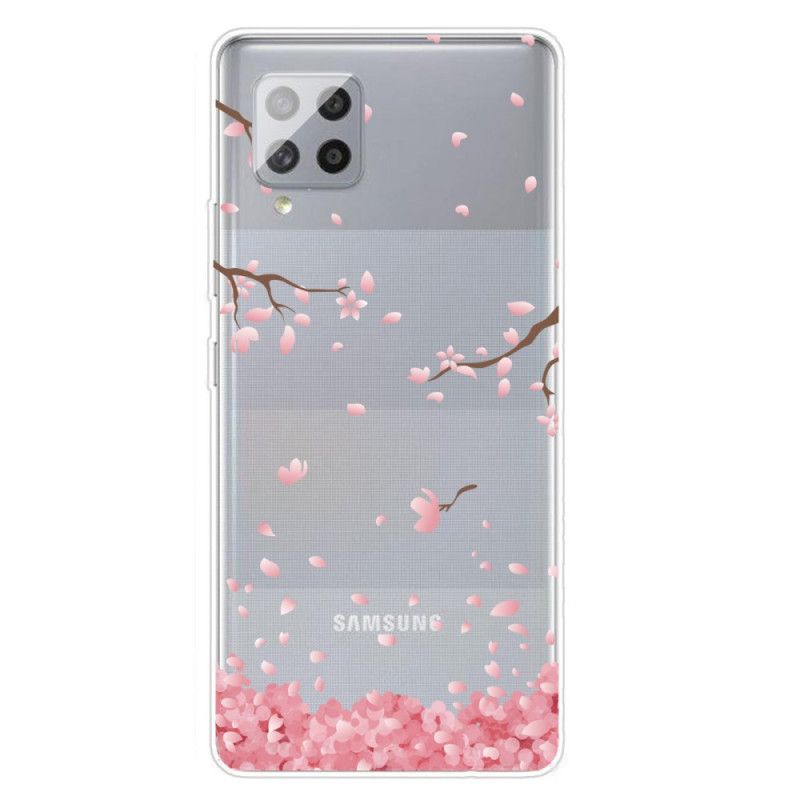 Skal Samsung Galaxy A42 5G Mobilskal Blommande Grenar