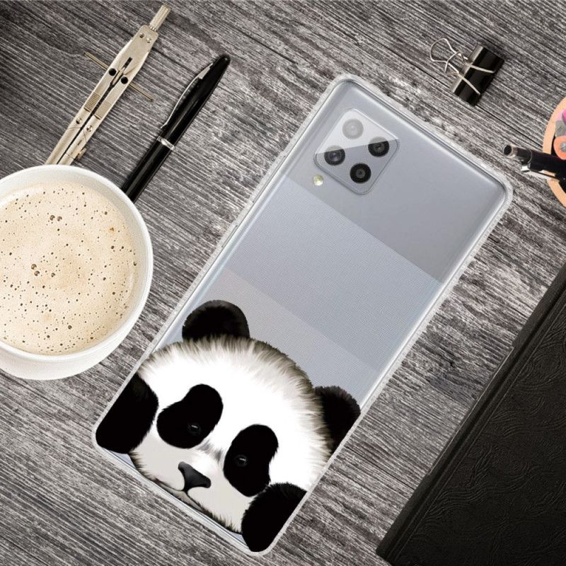 Skal Samsung Galaxy A42 5G Transparent Panda