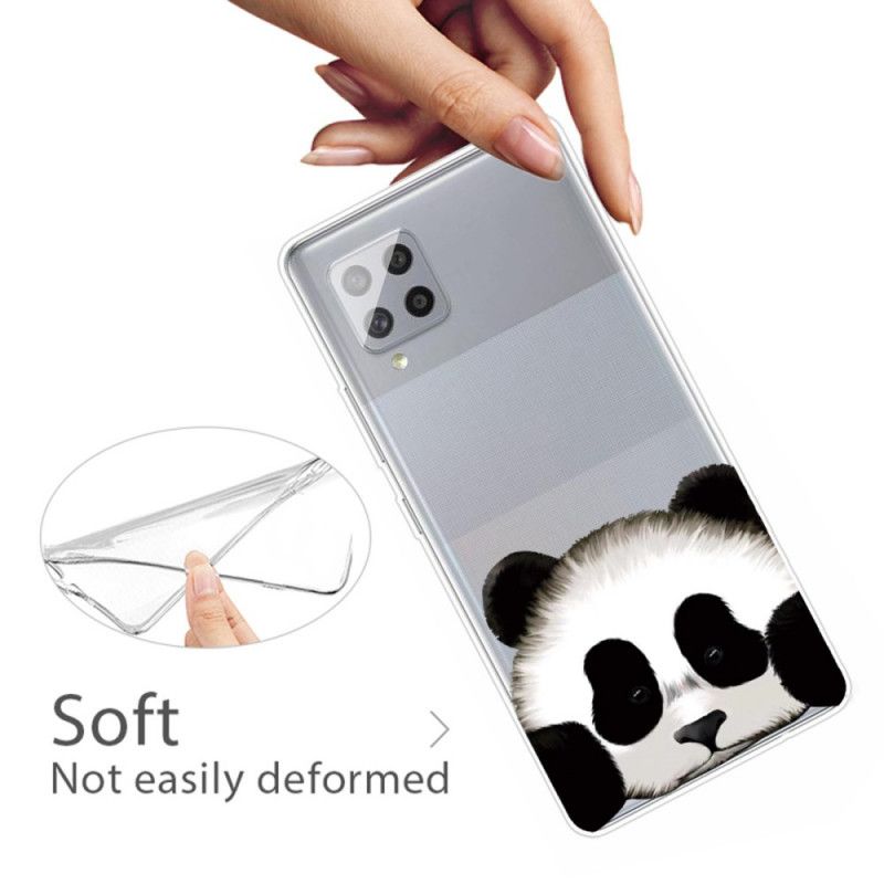 Skal Samsung Galaxy A42 5G Transparent Panda