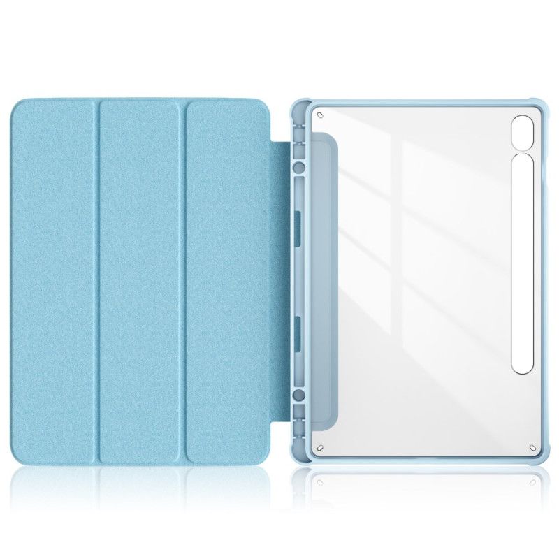 Samsung Galaxy Tab S9 Stylushållare Transparent Back Wave