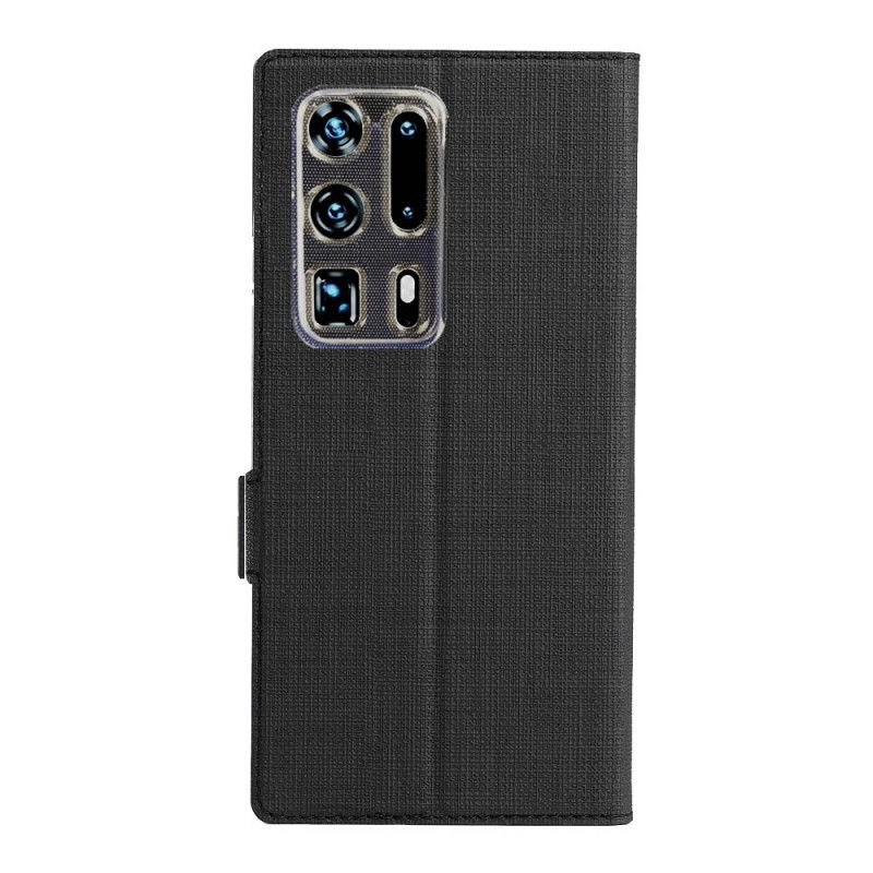 Folio-fodral Huawei P40 Pro Plus Svart Strukturerad Vili Dmx