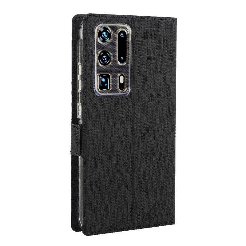 Folio-fodral Huawei P40 Pro Plus Svart Strukturerad Vili Dmx
