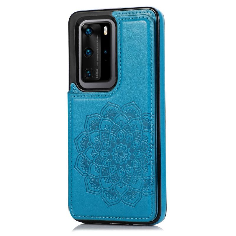 Skal Huawei P40 Pro Plus Grå Mandala-Kortkorthållare