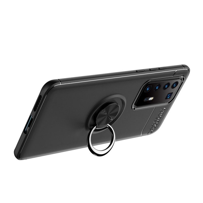 Skal Huawei P40 Pro Plus Svart Mobilskal Roterande Ring