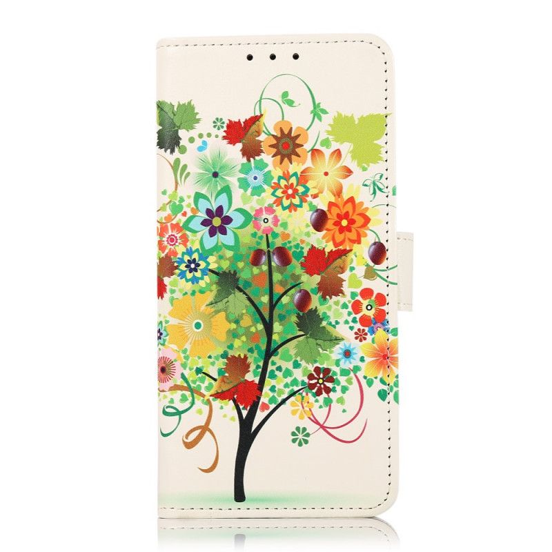 Fodral Huawei Nova 8i / Honor 50 Lite Blommande Träd