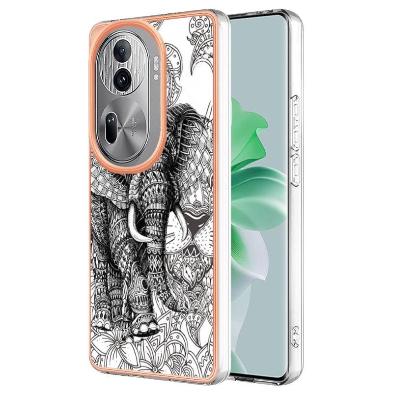 Skal Oppo Reno 11 Pro 5g Telefonfodral Elefanttotem