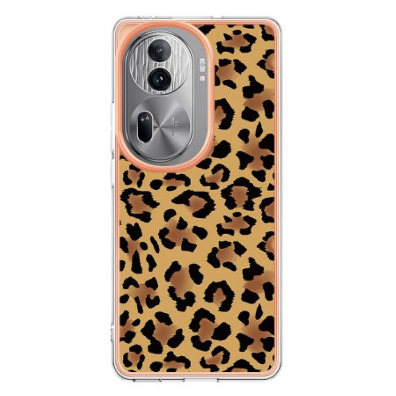 Skal Oppo Reno 11 Pro 5g Telefonfodral Leopardmönster