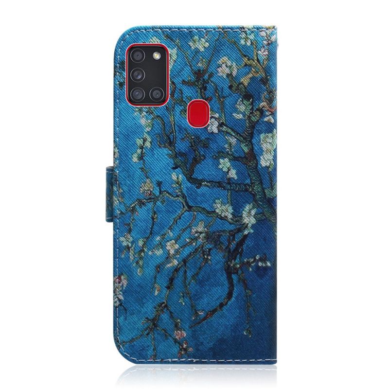 Fodral Samsung Galaxy A21s Blommande Trädgren