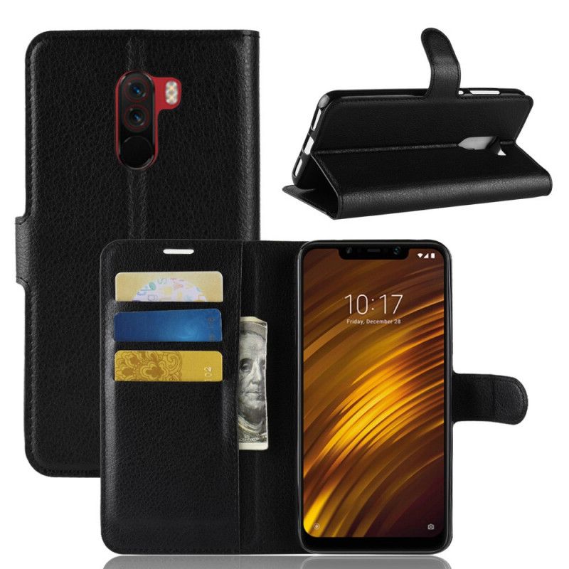 Fodral Xiaomi Pocophone F1 Svart Klassisk