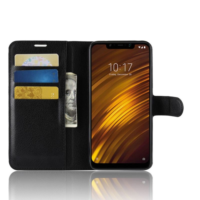 Fodral Xiaomi Pocophone F1 Svart Klassisk