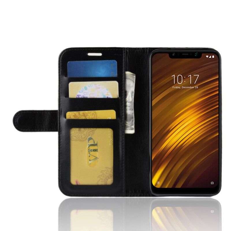 Fodral Xiaomi Pocophone F1 Svart Ultra Konstläder