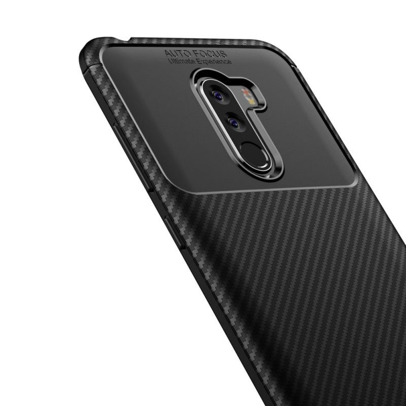 Skal för Xiaomi Pocophone F1 Svart Flexibel Kolfiber