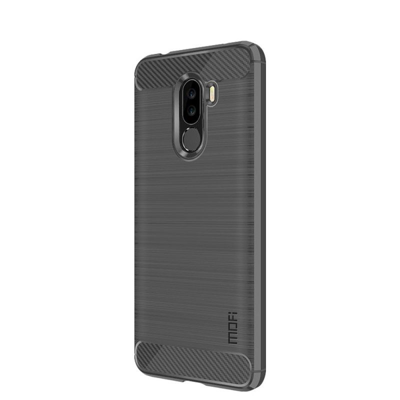 Skal för Xiaomi Pocophone F1 Svart Mofi Borstat Kolfiber