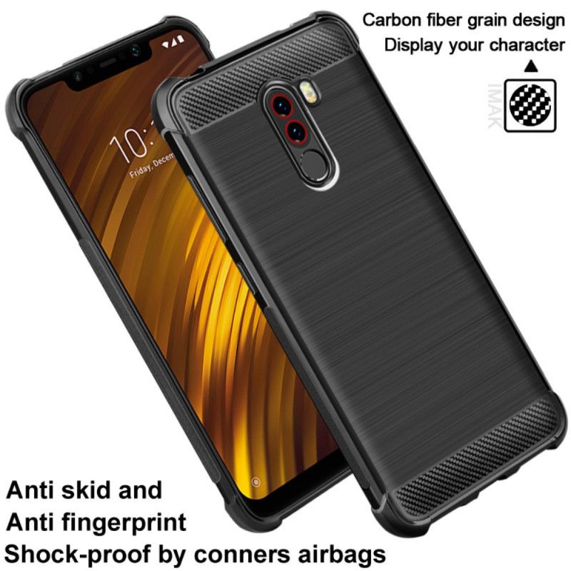 Skal Xiaomi Pocophone F1 Imak Borstad Kolfiber