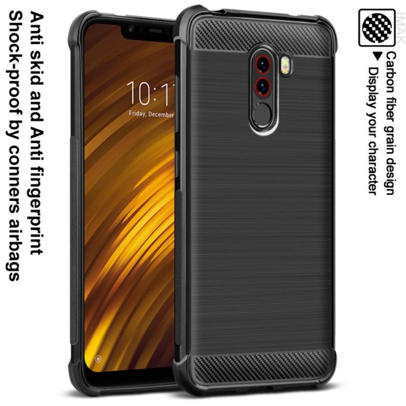 Skal Xiaomi Pocophone F1 Imak Borstad Kolfiber