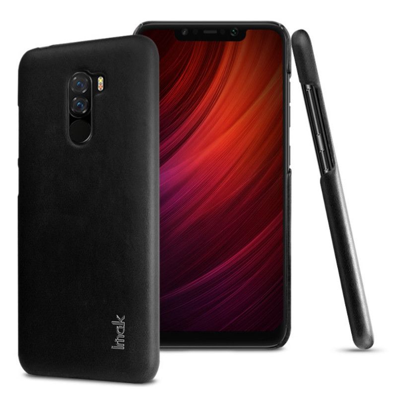 Skal Xiaomi Pocophone F1 Svart Imak Ruiyi-Serien Lädereffekt