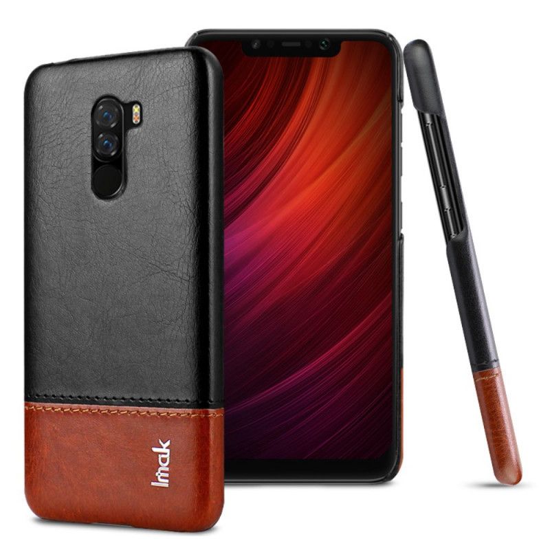 Skal Xiaomi Pocophone F1 Svart Imak Ruiyi-Serien Lädereffekt