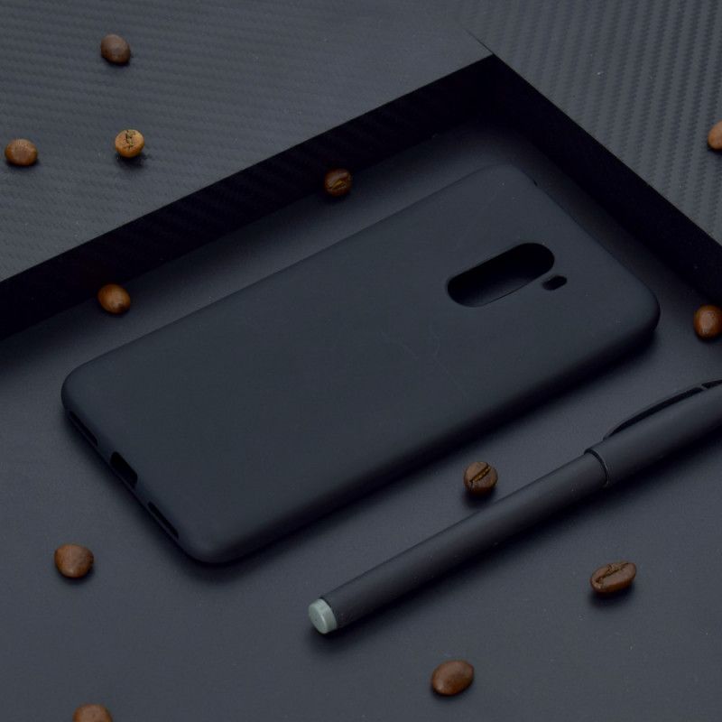 Skal Xiaomi Pocophone F1 Svart Mobilskal Mjuk Matt Silikon