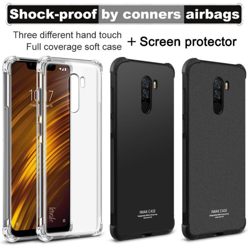 Skal Xiaomi Pocophone F1 Transparent Imak Silkeslen