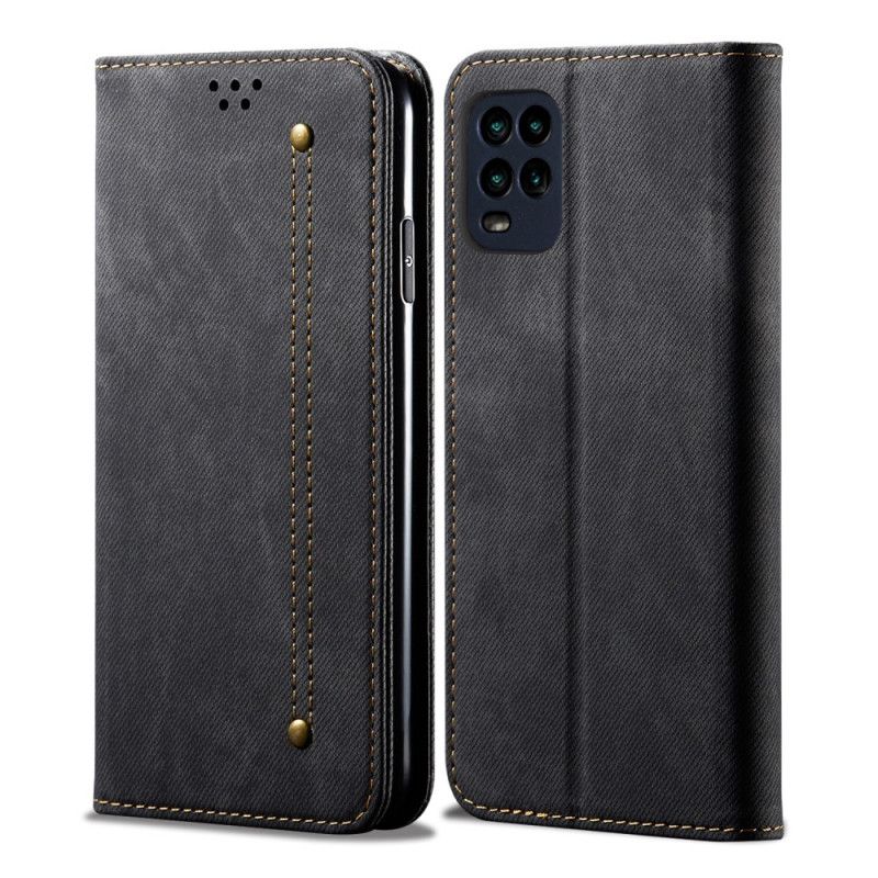 Folio-fodral Xiaomi Mi 10 Lite Svart Jeanstyg