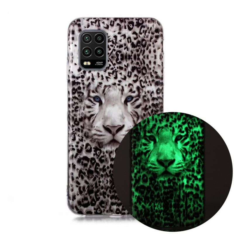 Skal för Xiaomi Mi 10 Lite Fluorescerande Leopard