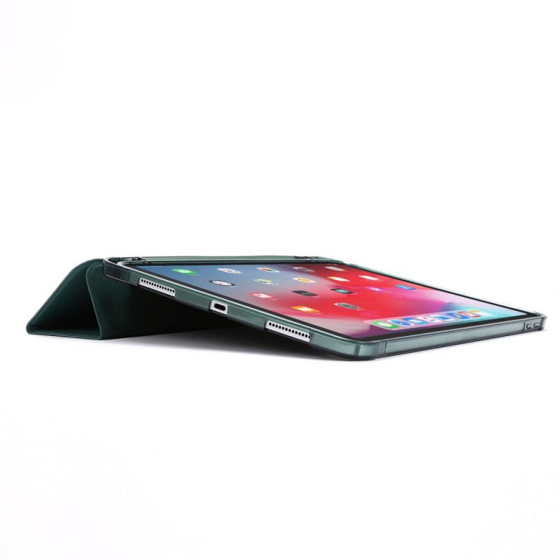 Smart Fodral iPad Pro 12.9" (2018) (2020) Svart Pennhållare I Imiterat Läder