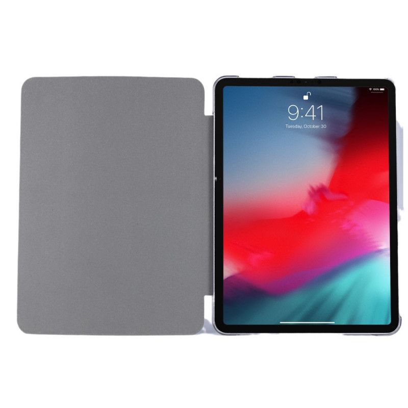 Smart Fodral iPad Pro 12.9" (2018) (2020) Svart Silkeslen I Konstläder